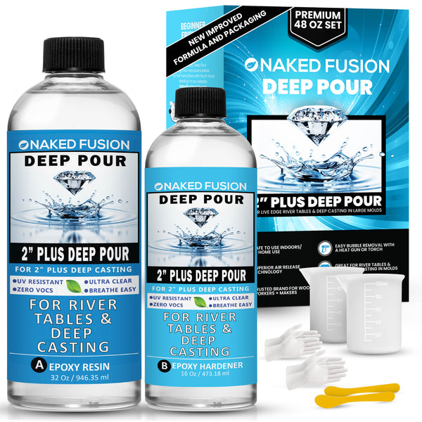 NAKED FUSION- DEEP POUR 3/4 GALLON KIT -NEW AND IMPROVED FORMULA –